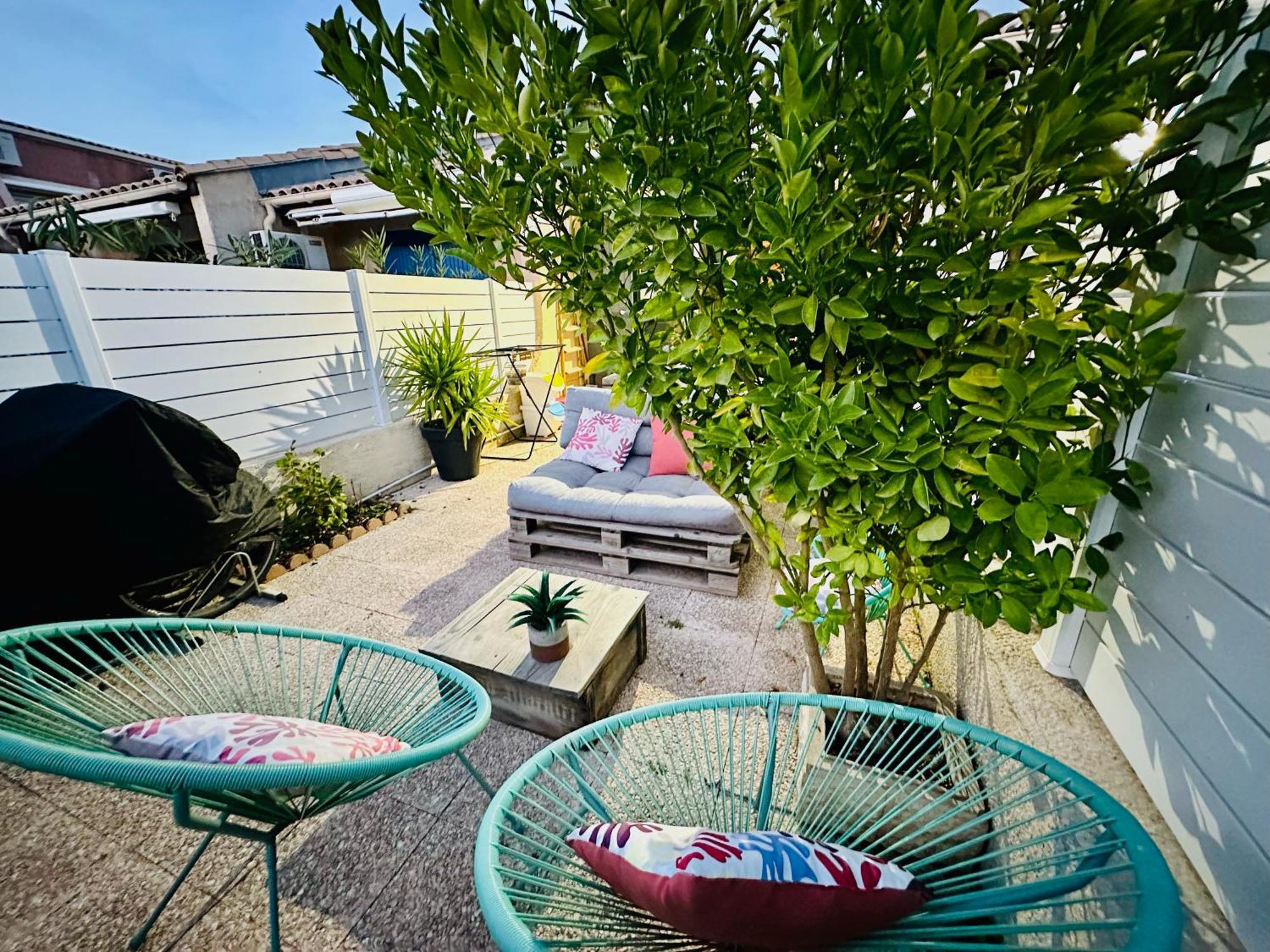 Residence Le Sunset Marseillan-Plage, Entre Mer Et Lagune De Thau, Etape Velo, Famille, Couple, Vrp, Toutou Admis, Jardin, Parking Prive Gratuit, Velos, Clim, Wifi Fibre Gratuite, Commodites, Plage Et Piste Cyclable A Proximite, 6 Couchages Nous Cont Extérieur photo
